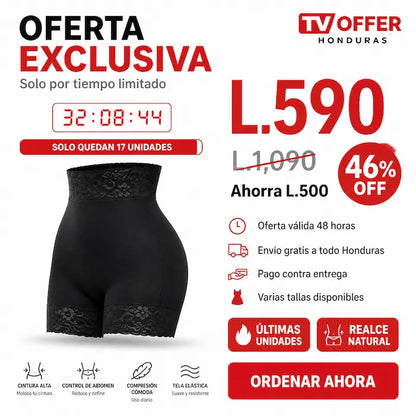 FajaShape Pro — Faja Moldeadora con Realce y Control Abdomen 💃 | + Garantía