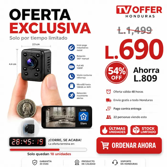 MiniCam A9 — Cámara Espía Mini Full HD 📷 | + Garantia