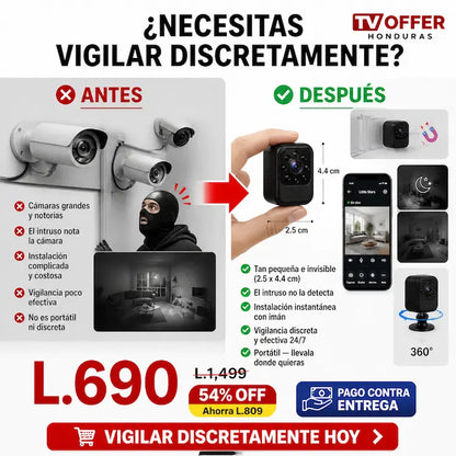 MiniCam A9 — Cámara Espía Mini Full HD 📷 | + Garantia